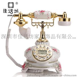 佳话坊实用艺术复古电话机GBD-9020戴安娜宾馆客房电话机欧式复古电话机座机