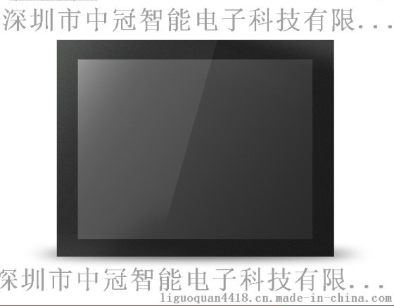 深圳中冠智能 21.5寸嵌入式 工业显示器 电容触摸屏 厂家直销